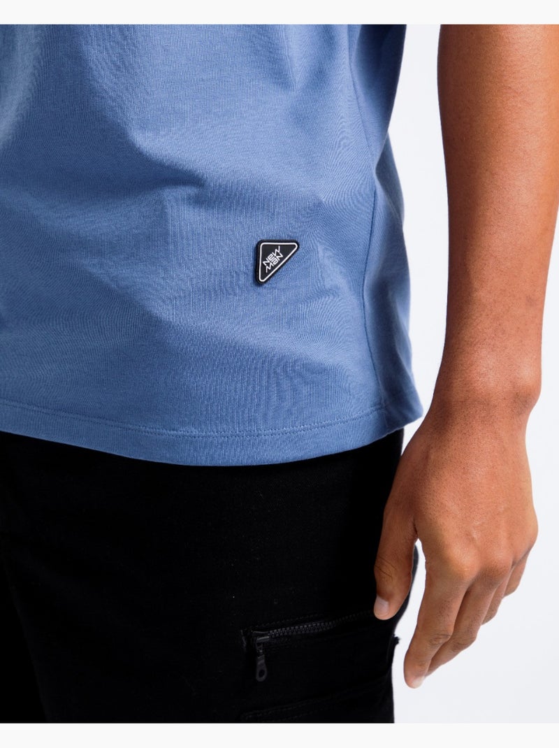 T-shirt Spot   Regular - New Man Bleu - Kiabi