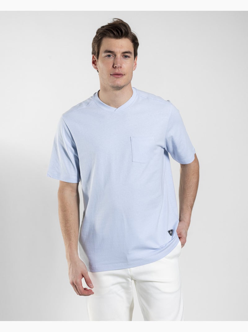 T-shirt Spot   Regular - New Man Bleu - Kiabi