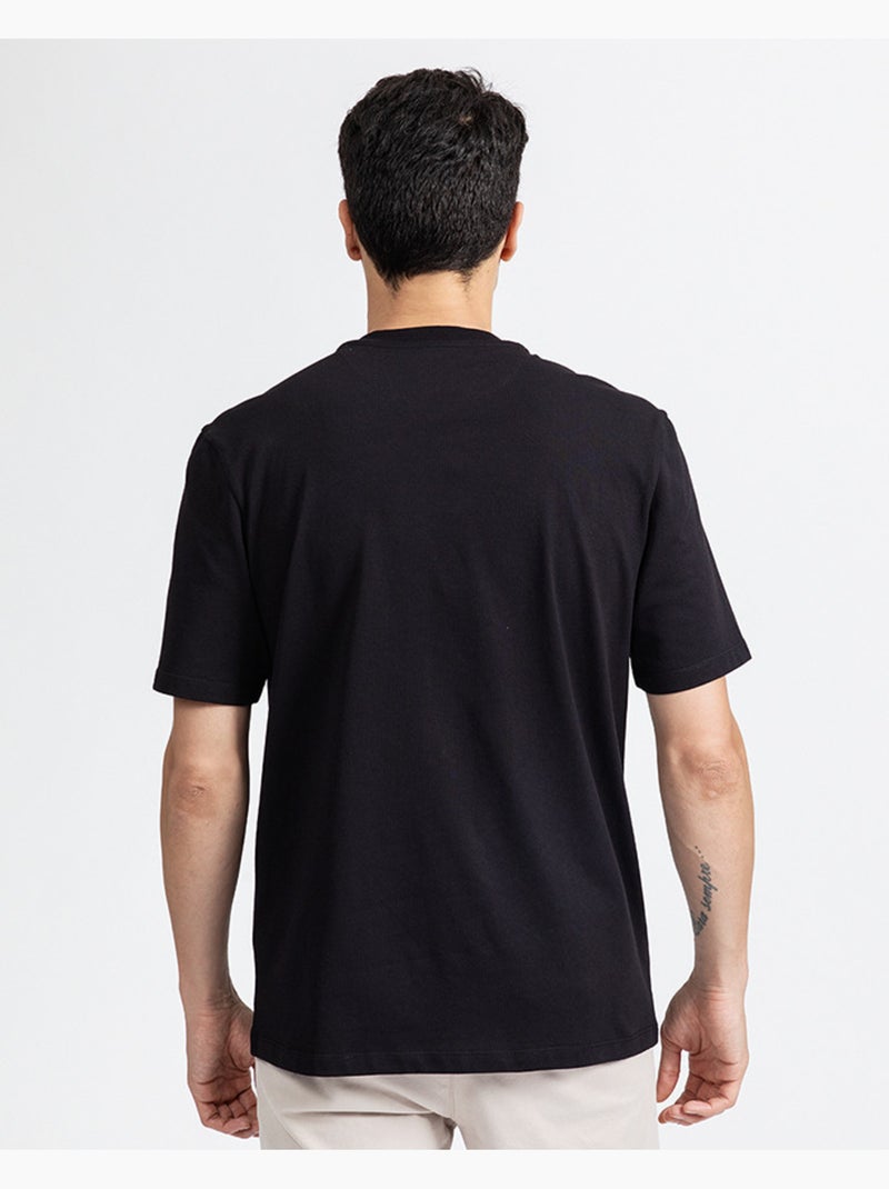 T-shirt spot   regular - new man Noir - Kiabi