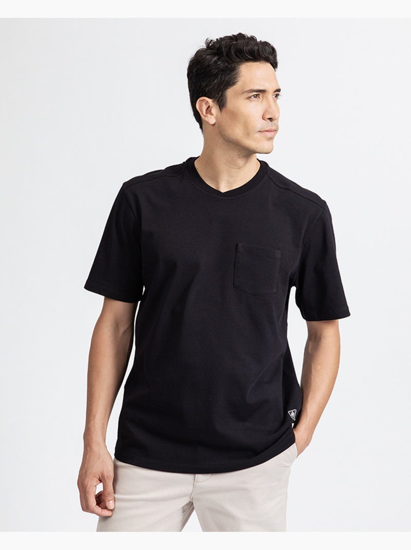 T-shirt spot   regular - new man Noir - Kiabi