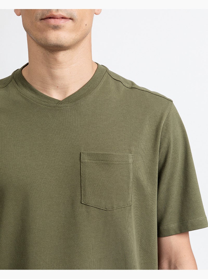 T-shirt spot   regular - new man Vert - Kiabi