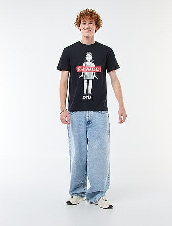 T-shirt 'Squid Game' en coton