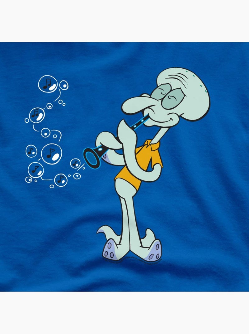 T-shirt squidward's clarinet - bob l'éponge Bleu roi - Kiabi