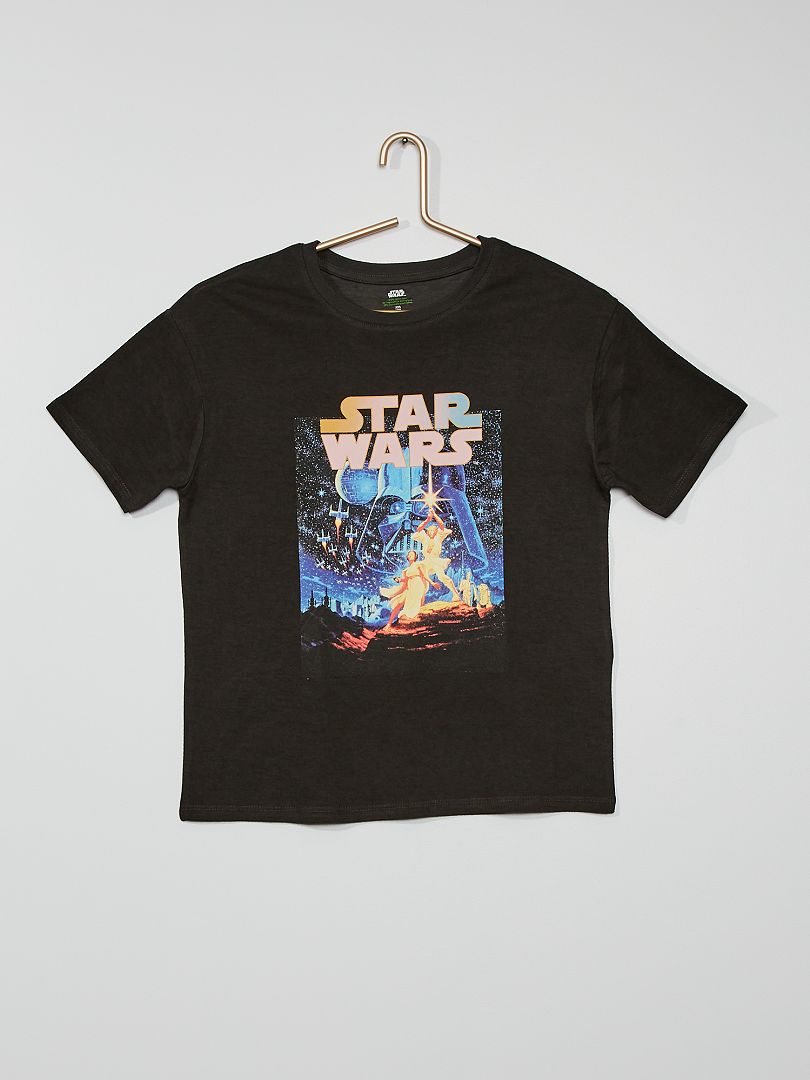 T-shirt 'Star Wars' coton éco-couçu NOIR - Kiabi