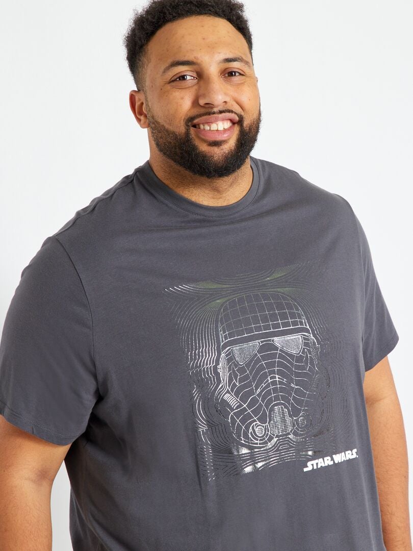 T-shirt 'Star Wars' en jersey Gris - Kiabi