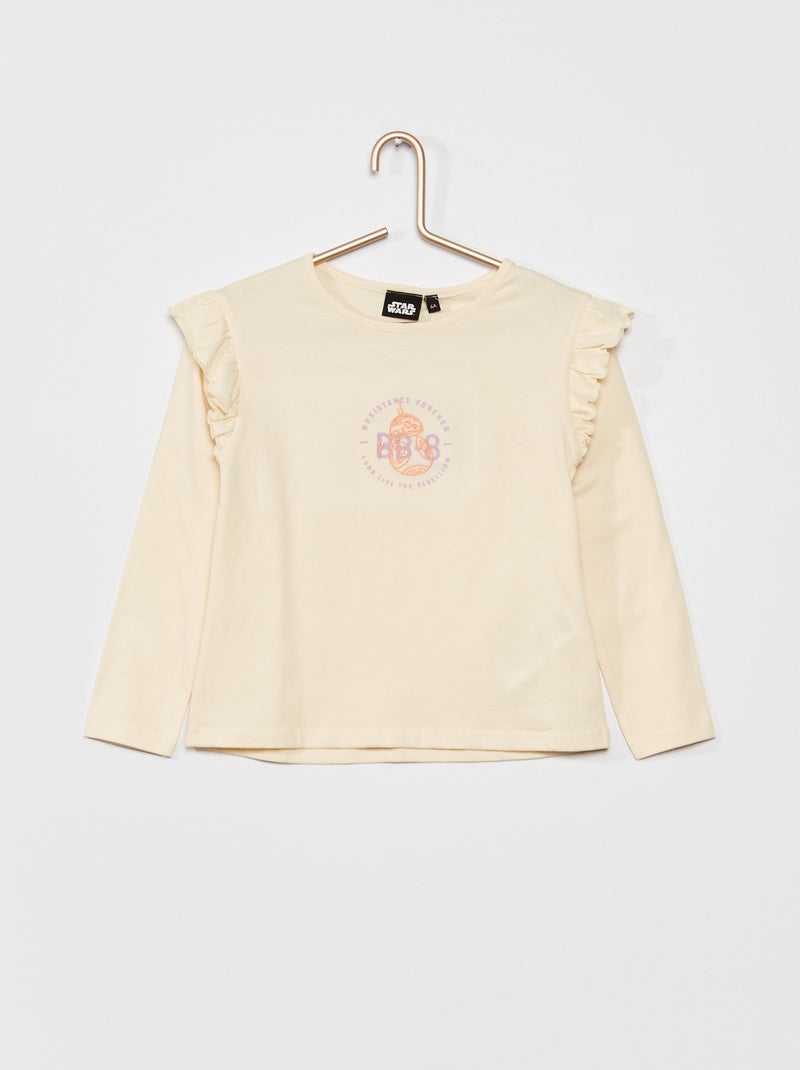 T-shirt 'Star Wars' en maille jersey Blanc - Kiabi