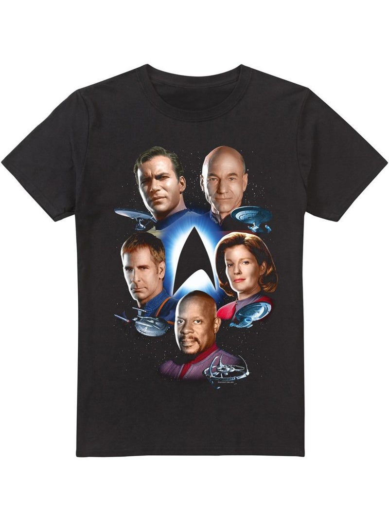 T-shirt starfleet's finest - star trek Noir - Kiabi