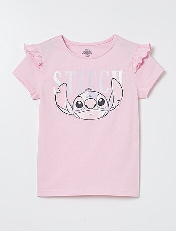 T-shirt 'Stitch' à manches volantées
