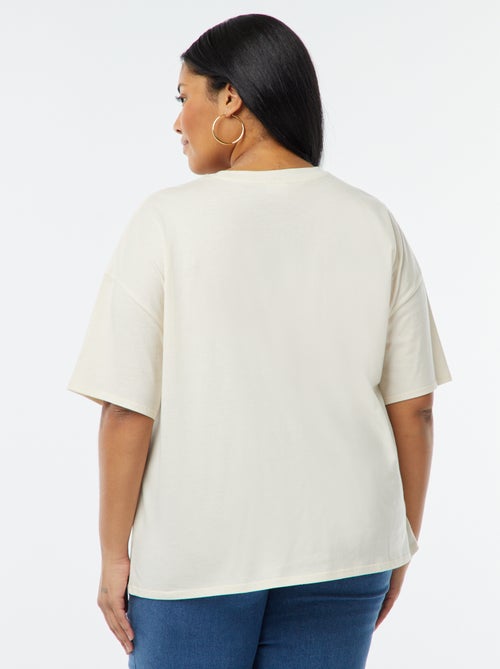 T-shirt 'Stitch' 'Disney' manches courtes - Kiabi