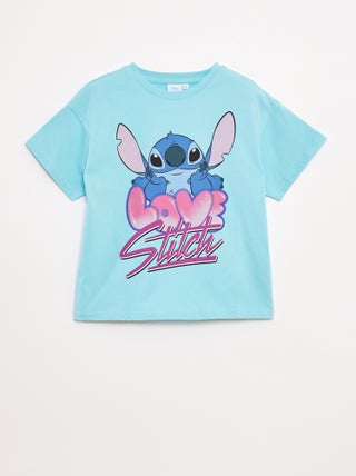 T-shirt 'Stitch' 'Disney' manches courtes