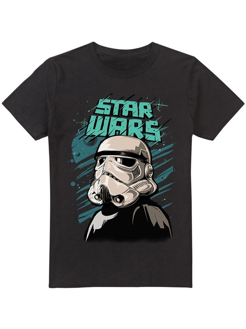 T-shirt street glare - la guerre des étoiles Noir - Kiabi