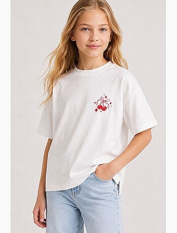 T-shirt stretch en coton tommy