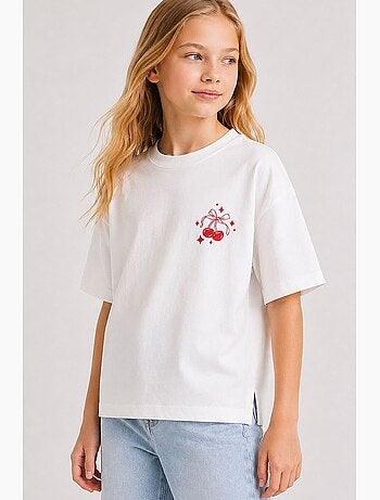 T-shirt stretch en coton tommy