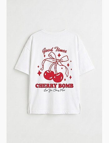 T-shirt stretch en coton tommy
