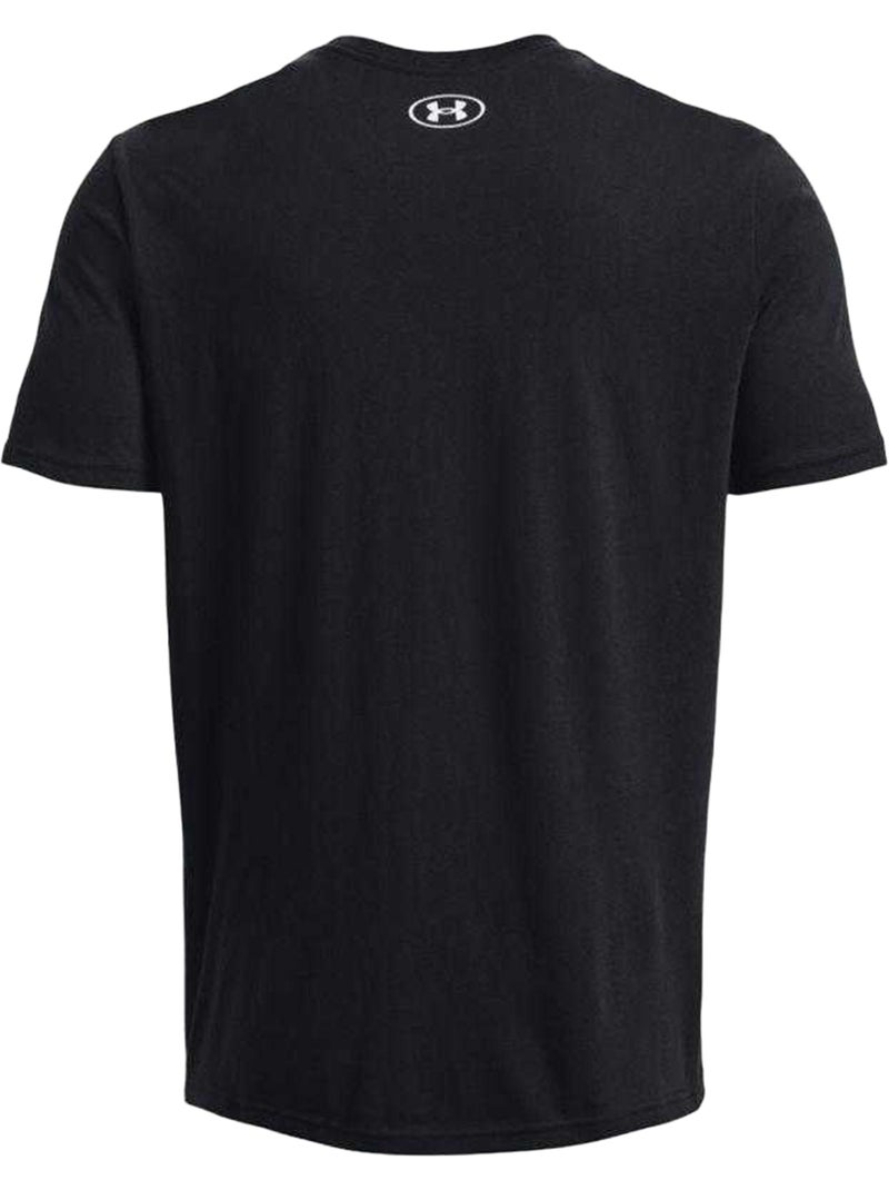 T-shirt style camouflage et rayure - sous armure Noir - Kiabi
