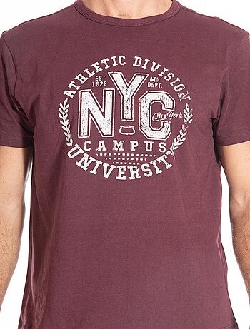 T-shirt style College imprimé WESTON 'Rica Lewis'