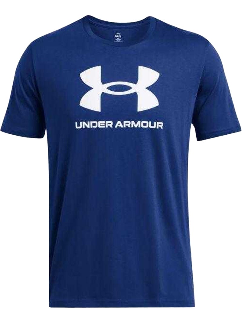 T-shirt style logo - sous armure Bleu - Kiabi