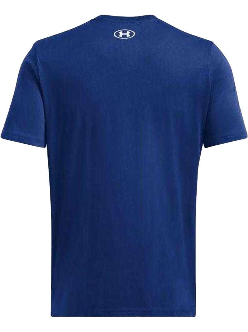 T-shirt style logo - sous armure Bleu - Kiabi
