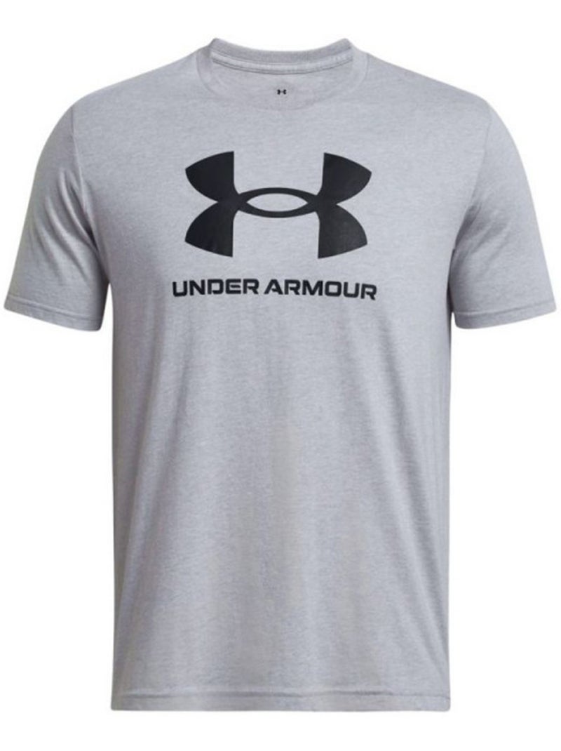 T-shirt style logo sportstyle - sous armure Gris - Kiabi