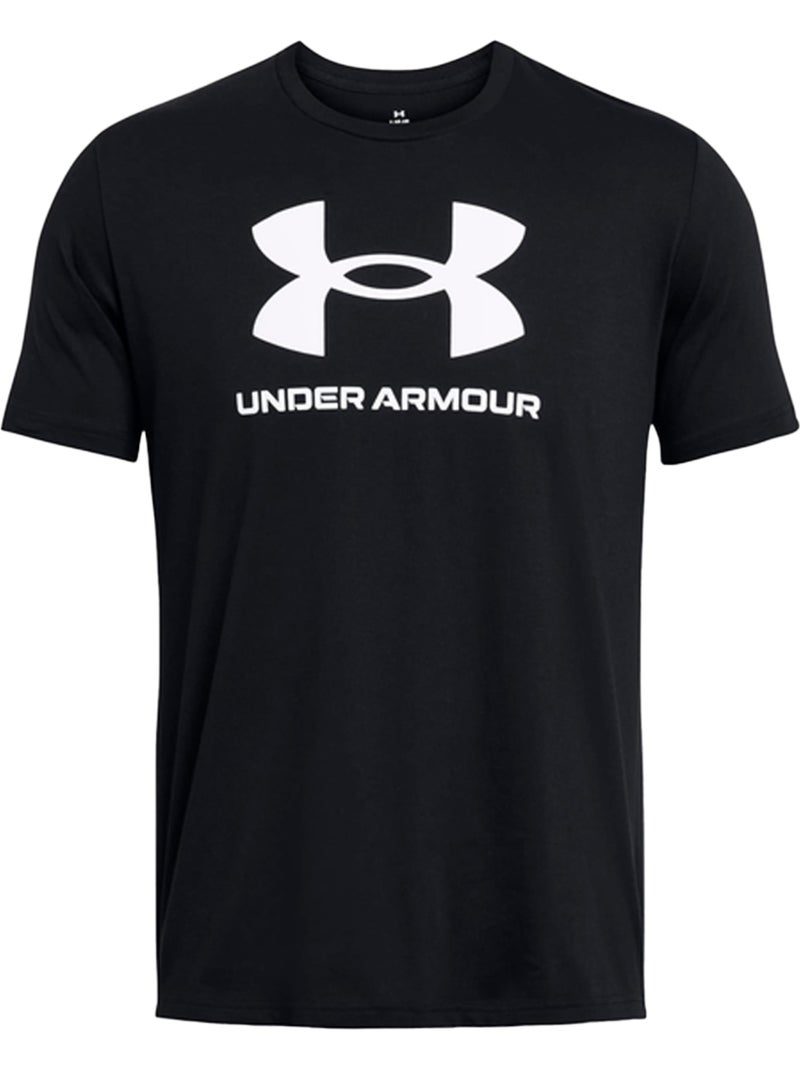 T-shirt style logo sportstyle - sous armure Noir - Kiabi
