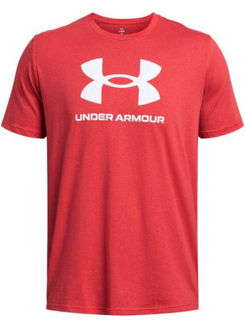 T-shirt style logo sportstyle - sous armure Rouge - Kiabi
