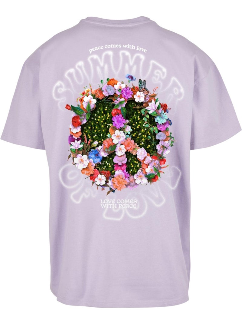 T-shirt summer of love - mister tee Mauve lilas - Kiabi