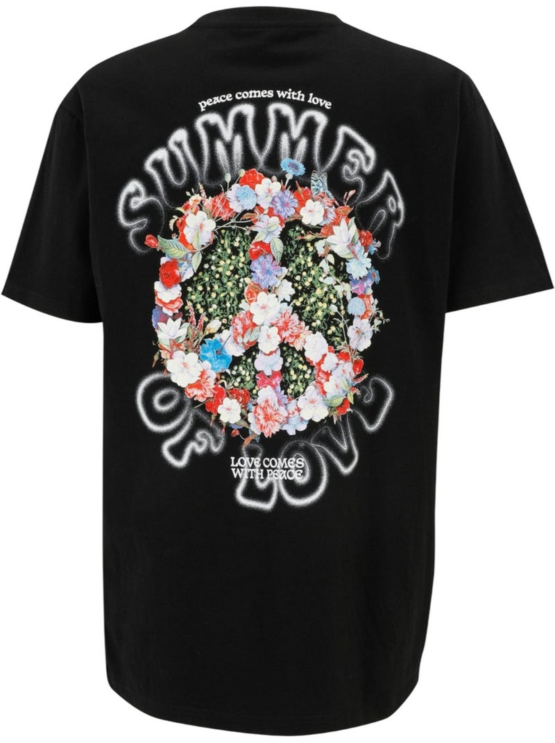 T-shirt summer of love - mister tee Noir - Kiabi