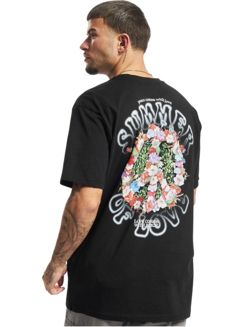 T-shirt summer of love - mister tee Noir - Kiabi