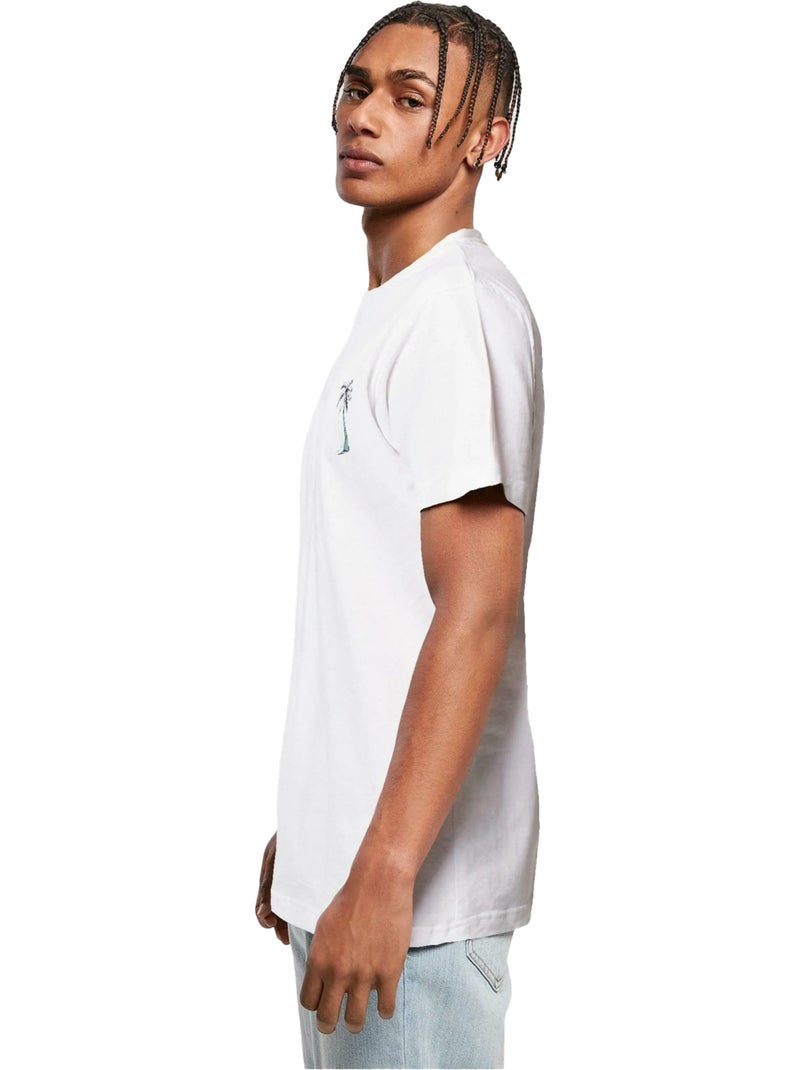 T-shirt summer vibes - mister tee Blanc - Kiabi