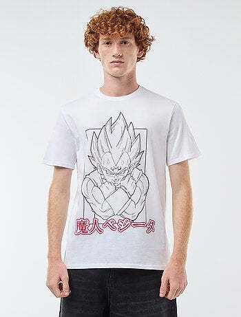 T-shirt 'Sun city' 'Dragon ball z' en coton