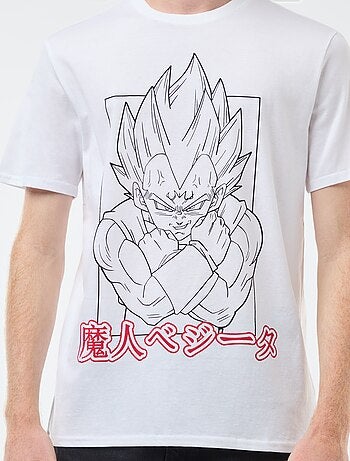 T-shirt 'Sun city' 'Dragon ball z' en coton