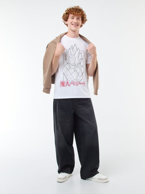 T-shirt 'Sun city' 'Dragon ball z' en coton - Kiabi