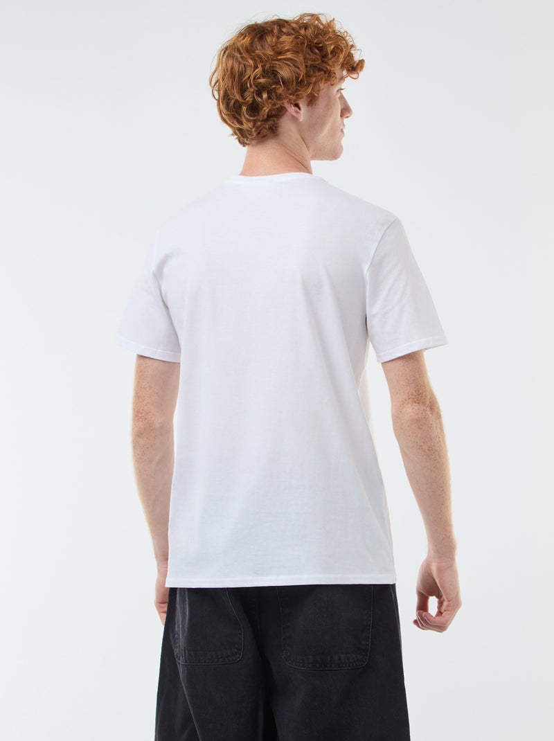 T-shirt 'Sun city' 'Dragon ball z' en coton Blanc - Kiabi