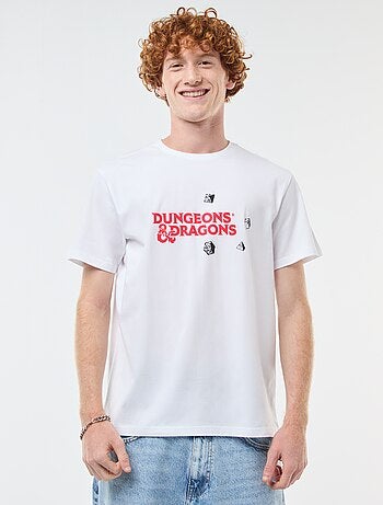 T-shirt 'Sun city' 'Dungeons & dragons' en coton