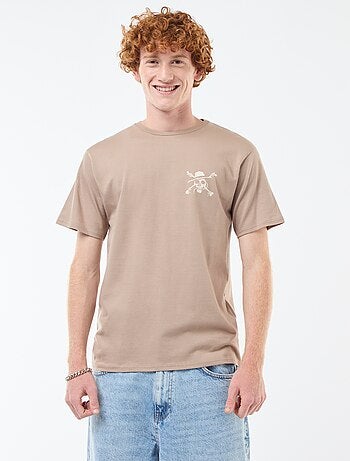 T-shirt 'Sun city' 'One piece' en coton