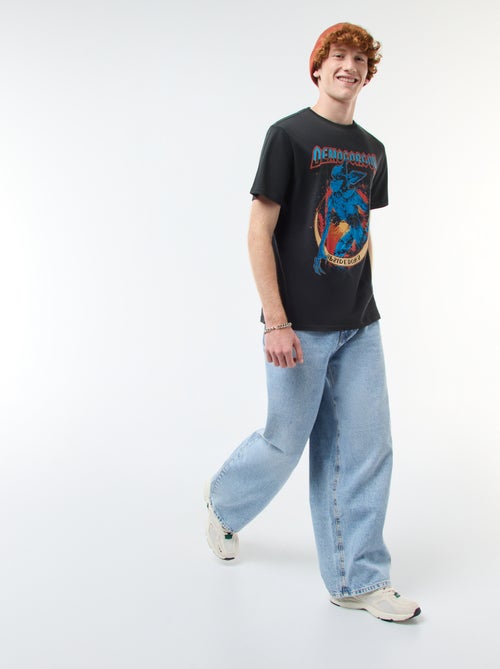 T-shirt 'Sun city' 'Stranger things' 'Netflix' en coton - Kiabi