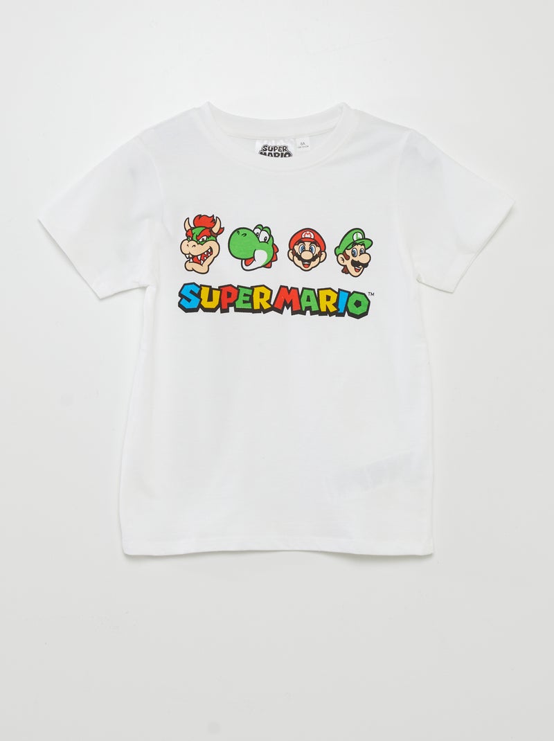 T-shirt 'Super Mario' blanc - Kiabi