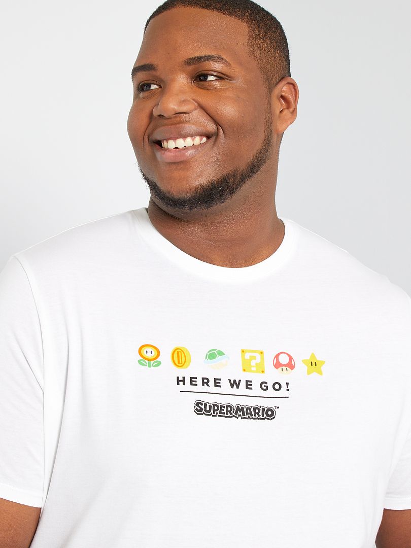 T-shirt 'Super Mario' blanc - Kiabi