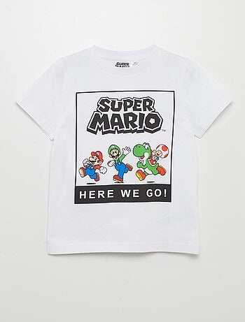T-shirt 'Super-Mario' manches courtes