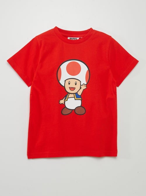 T-shirt 'Super-Mario' manches courtes - Kiabi