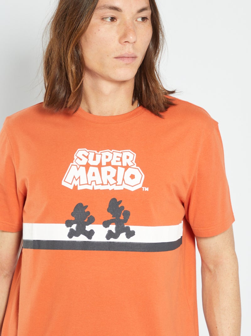 T-shirt 'Super Mario' orange - Kiabi