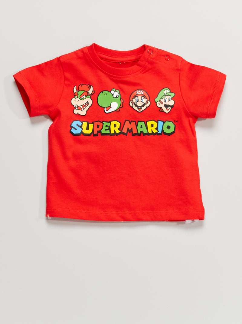 T-shirt 'Super Mario' rouge - Kiabi