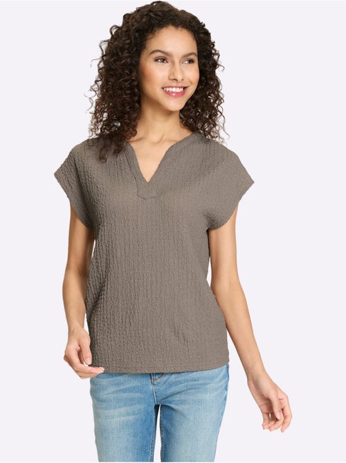 T-shirt Superbe Qualité Structurée - Taille Standard - helline - Kiabi