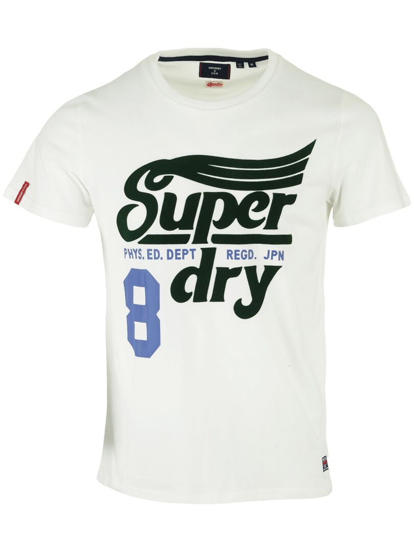 T-shirt Superdry Collegiate Graphic Tee 185 Blanc - Kiabi