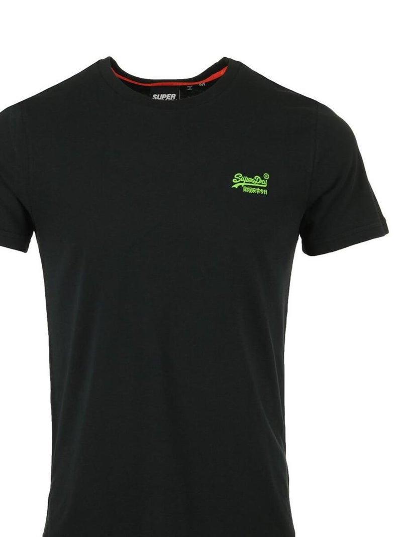 T-shirt Superdry OL Neon Lite Tee Noir - Kiabi