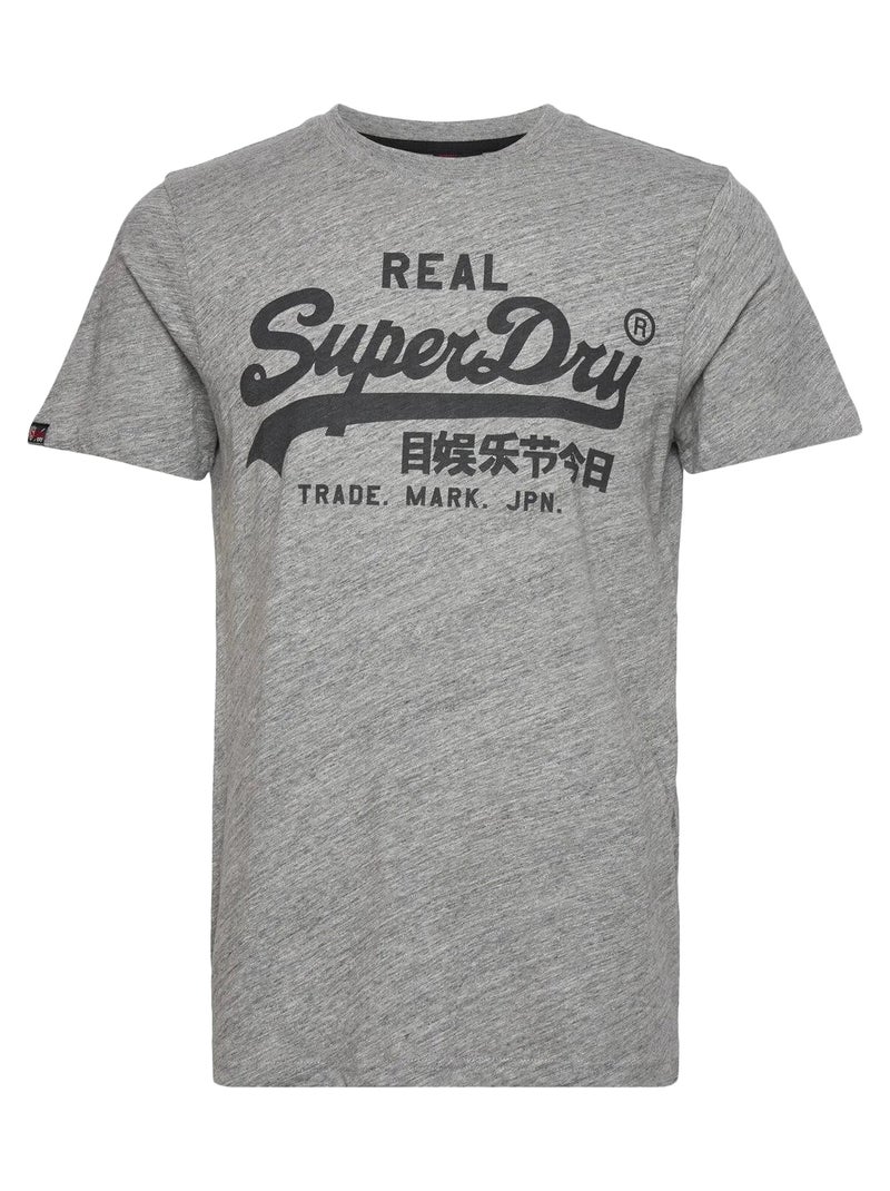T-Shirt Superdry Vintage VL Noos Gris - Kiabi