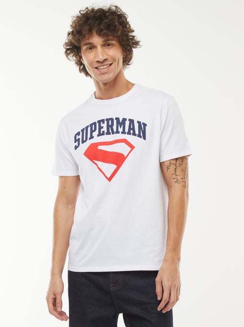 T-shirt 'Superman' 'DC Comics'  manches courtes - Kiabi