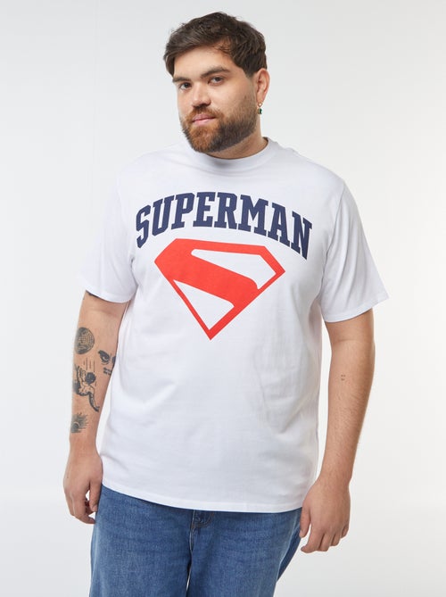 T-shirt 'Superman' 'DC Comics' manches courtes - Kiabi