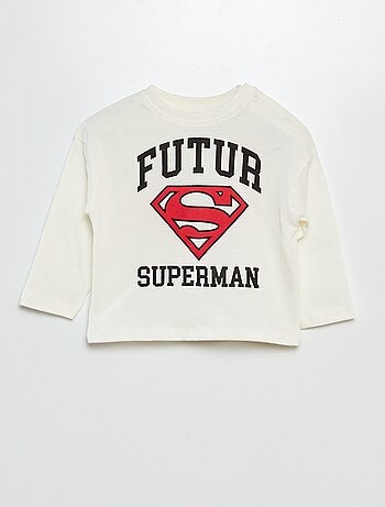 T-shirt 'Superman' 'DC Comics' manches longues