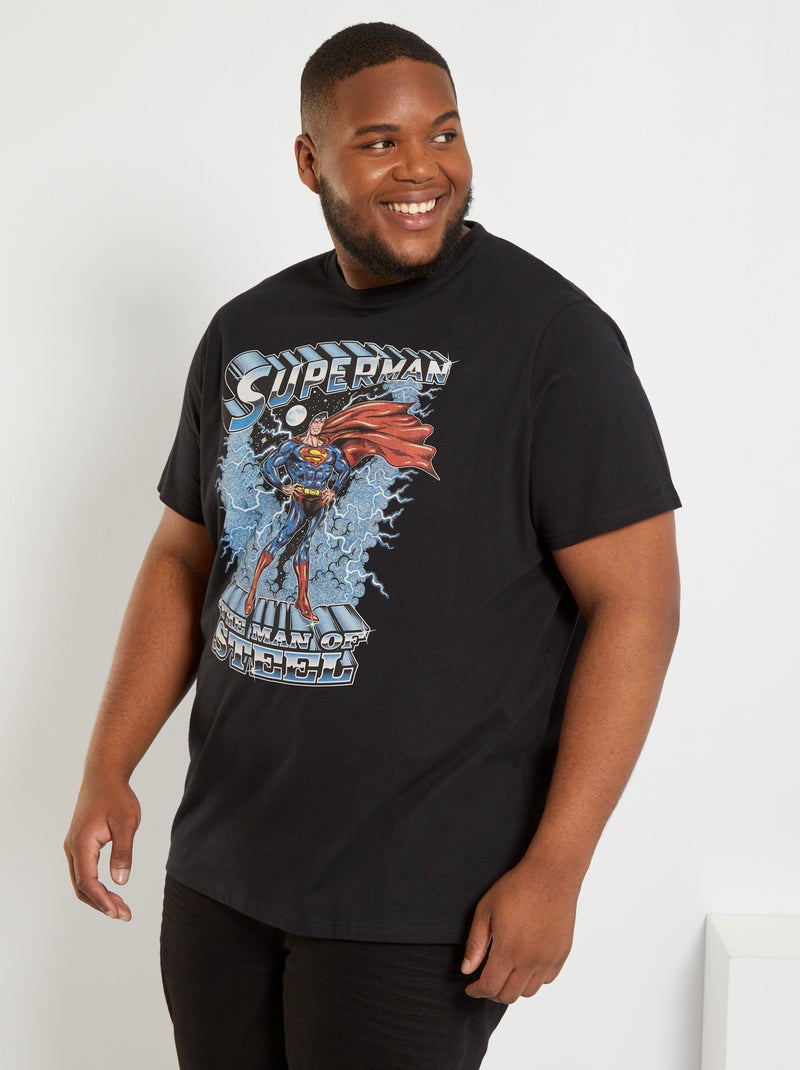 T-shirt 'Superman' noir - Kiabi